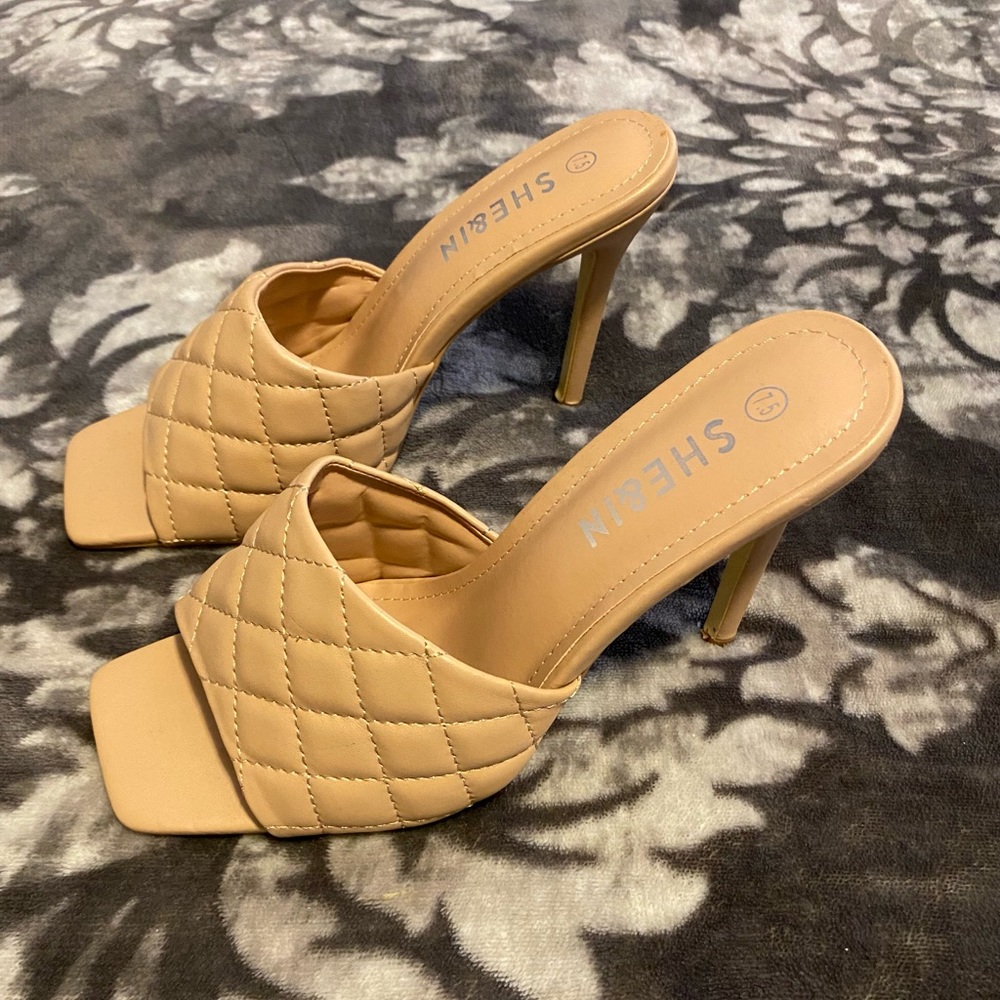 Shein stiletto mule heels size 7.5